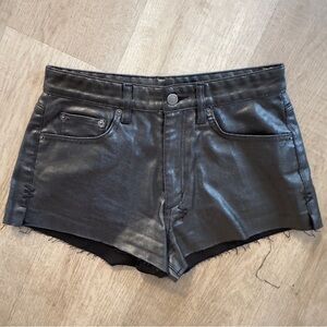 Ksubi Leather Shorts